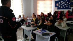 OKULUMUZDA YANGIN VE DEPREM TATBİKATI