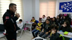 OKULUMUZDA YANGIN VE DEPREM TATBİKATI
