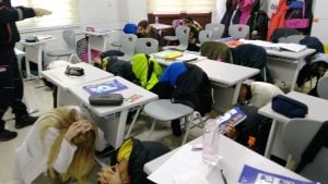 OKULUMUZDA YANGIN VE DEPREM TATBİKATI