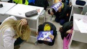 OKULUMUZDA YANGIN VE DEPREM TATBİKATI