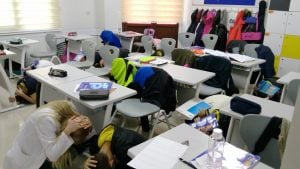 OKULUMUZDA YANGIN VE DEPREM TATBİKATI