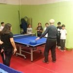 Masa tenisi oynuyoruz